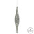 Vickerman N176687 13" Pewter Mercury Rain Drop 2/Bg