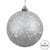 Vickerman N591207DQ - 4.75 inch Silver Sequin Ball Christmas Ornament - 4 Pack