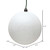 Vickerman N591211DG - 4.75 inch White Glitter Ball Christmas Ornament - 4 Pack