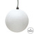  Vickerman N591211DG 4.75" White Glitter Ball Drilled 4/Bag 