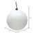 Vickerman N591211DQ 4.75" White Sequin Ball Drilled 4/Bag