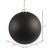 Vickerman N591217DMV - 4.75 inch Black Matte Ball Outdoor Christmas Ornament - 4 Pack