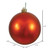 Vickerman N591218DMV - 4.75 inch Burnished Orange Matte Ball Outdoor Christmas Ornament - 4 Pack