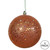 Vickerman N591218DQ 4.75" Brn Orange Sequin Ball Drill 4/Bag