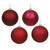 Vickerman N591219A 4.75" Wine 4 Finish Ball Asst 4/Box
