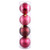 Vickerman N591219A 4.75" Wine 4 Finish Ball Asst 4/Box