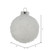 Vickerman N185111 4" White Ice Ball 6/Bag