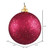 Vickerman N591219DQ - 4.75 inch Wine Sequin Ball Christmas Ornament - 4 Pack