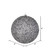 Vickerman N185607D 4" Silver Beaded Ball Drilled 6/Bag