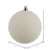 Vickerman N185611D - 4 inch White Glitter Ball Christmas Ornament - 6 Pack