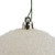 Vickerman N185611D - 4 inch White Glitter Ball Christmas Ornament - 6 Pack
