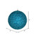  Vickerman N185612D 4" Turquoise Beaded Ball Drilled 6/Bag 
