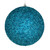  Vickerman N185612D 4" Turquoise Beaded Ball Drilled 6/Bag 