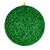  Vickerman N185904D 8" Green Beaded Ball Drilled 2/Bag 