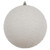 Vickerman N185911D - 8 inch White Glitter Ball Christmas Ornament - 2 Pack