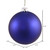 Vickerman N591222DMV - 4.75 inch Cobalt Blue Matte Ball Outdoor Christmas Ornament - 4 Pack