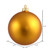 Vickerman N591230DMV - 4.75 inch Antique Gold Matte Ball Outdoor Christmas Ornament - 4 Pack