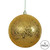 Vickerman N591230DQ 4.75" Antiq Gold Sequin Ball Drill 4/Bag