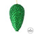 Vickerman N187304D - 10 inch Green Glitter Pinecone Christmas Ornament - 2 Pack