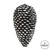 Vickerman N187317D 10" Black/White Matte Glitt Pinecone 2/B