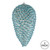 Vickerman N187332D - 10 inch Baby Blue Glitter Pinecone Christmas Ornament - 2 Pack