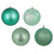 Vickerman N591544DA - 6 inch Seafoam 4-Finish Ball Christmas Ornament - 4 Pack