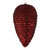 Vickerman N187365D 10" Burgundy Matte Glitter Pinecone 2/Bo