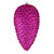 Vickerman N187370D - 10 inch Fuchsia Glitter Pinecone Christmas Ornament - 2 Pack