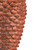  Vickerman N187371D 10" Coral Matte Glitter Pinecone 2/Bx 