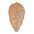 Vickerman N187380D - 10 inch Cafe Latte Glitter Pinecone Christmas Ornament - 2 Pack