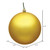 Vickerman N591237DMV - 4.75 inch Honey Gold Matte Ball Outdoor Christmas Ornament - 4 Pack