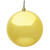  Vickerman N591237DSV 4.75" Honey Gold Shiny Ball UV 4/Bag 