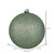Vickerman N591240DQ - 4.75 inch Frosty Mint Sequin Ball Christmas Ornament - 4 Pack