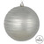 Vickerman N187707D 4.75" Silver Candy Glitter Ball 4/Bag