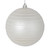  Vickerman N187711D 4.75" White Candy Glitter Ball 4/Bag 