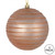 Vickerman N187758D 4.75" Rose Gold Candy Glitter Ball 4/Bag