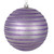 Vickerman N187786D - 4.75 inch Lavender Candy Glitter Ball Christmas Ornament - 4 Pack