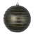Vickerman N187787D - 4.75 inch Pewter Glitter Ball Christmas Ornament - 4 Pack