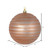 Vickerman N187858D 6" Rose Gold Candy Glitter Ball 3/Bag
