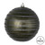 Vickerman N187887D 6" Pewter Candy Glitter Ball 3/Bag