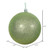 Vickerman N591254DG 4.75" Celadon Glitter Ball Drilled 4/Bag