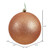 Vickerman N591258DG 4.75" Rose Gold Glitter Ball Drilled 4/B