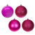 Vickerman N591259A 4.75" Hot Pink 4 Finish Ball Asst 4/Box
