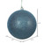 Vickerman N591262DG - 4.75 inch Sea Blue Glitter Ball Christmas Ornament - 4 Pack