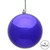 Vickerman N591266DSV - 4.75 inch Purple Shiny Ball Outdoor Christmas Ornament - 4 Pack