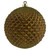 Vickerman N188514D - 4 inch Olive Glitter Ball Christmas Ornament - 6 Pack