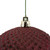 Vickerman N188519D - 4 inch Wine Glitter Ball Christmas Ornament - 6 Pack