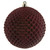 Vickerman N188519D - 4 inch Wine Glitter Ball Christmas Ornament - 6 Pack