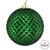 Vickerman N188524D 4" Emerald Durian Glitter Ball 6/Bag