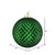 Vickerman N188524D 4" Emerald Durian Glitter Ball 6/Bag
